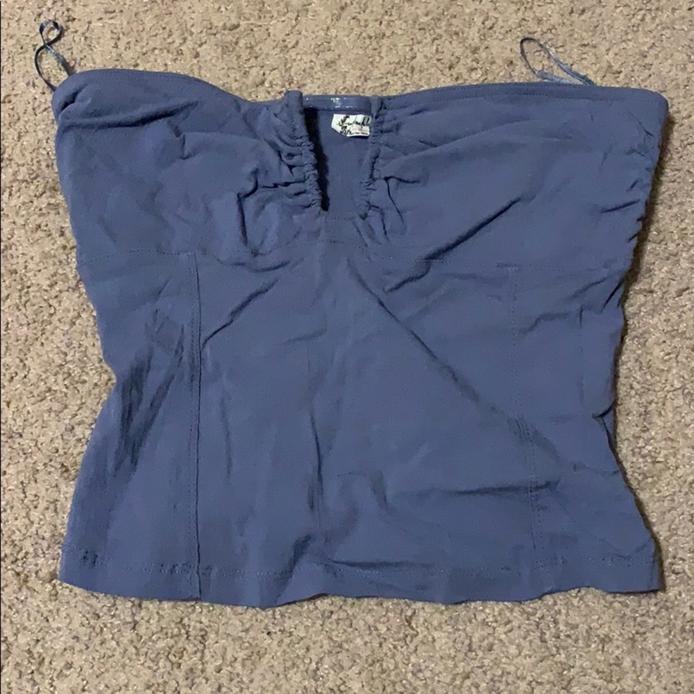 Free People Strapless Crop Top